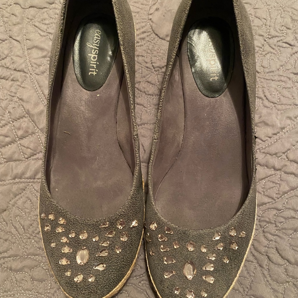 Easy Spirit low wedge with sparkle
